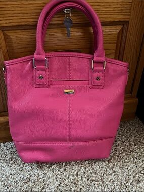 Bright Pink Women's Tote Handbag